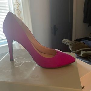 Purple pink high heels- Jessica Simpson